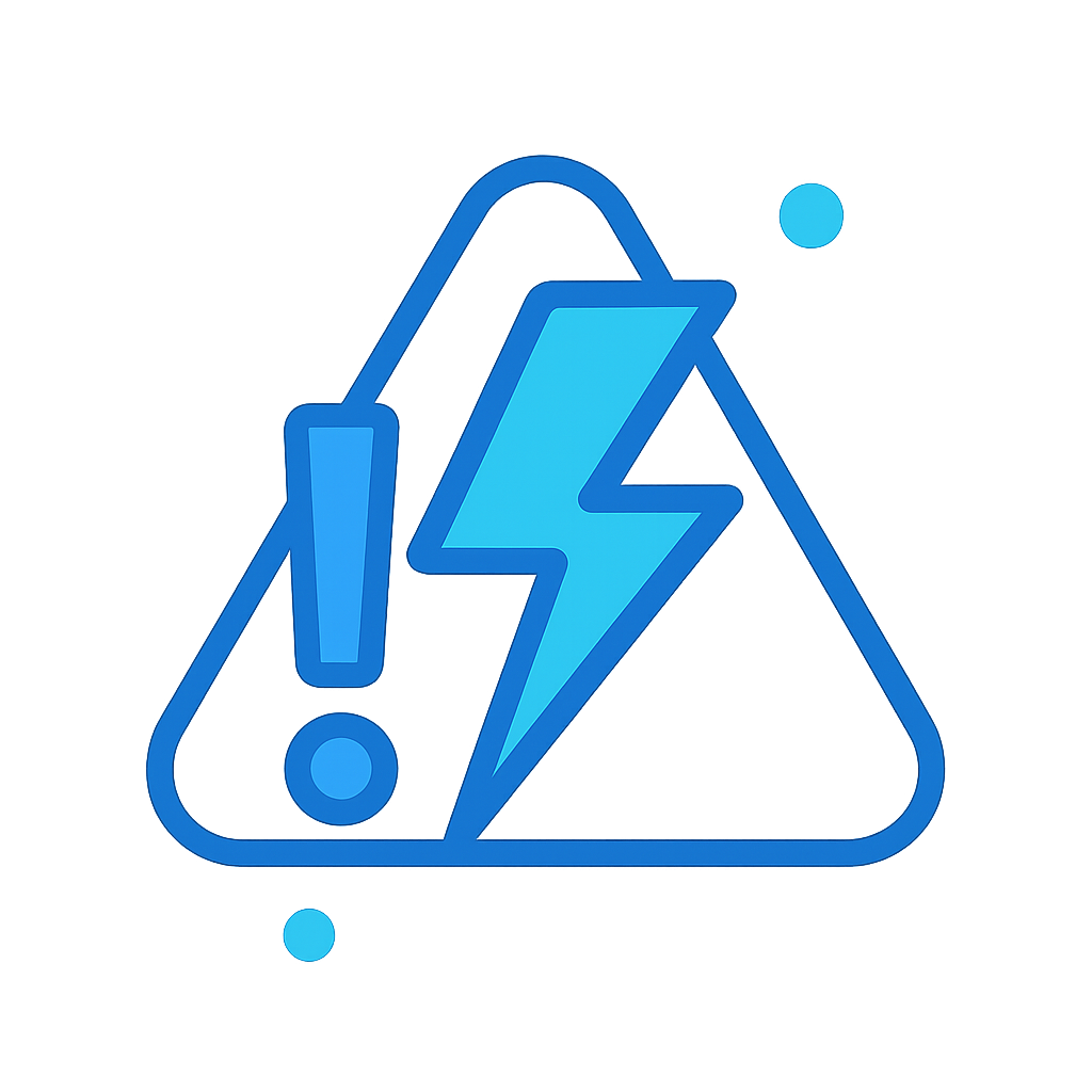Alert lightning icon