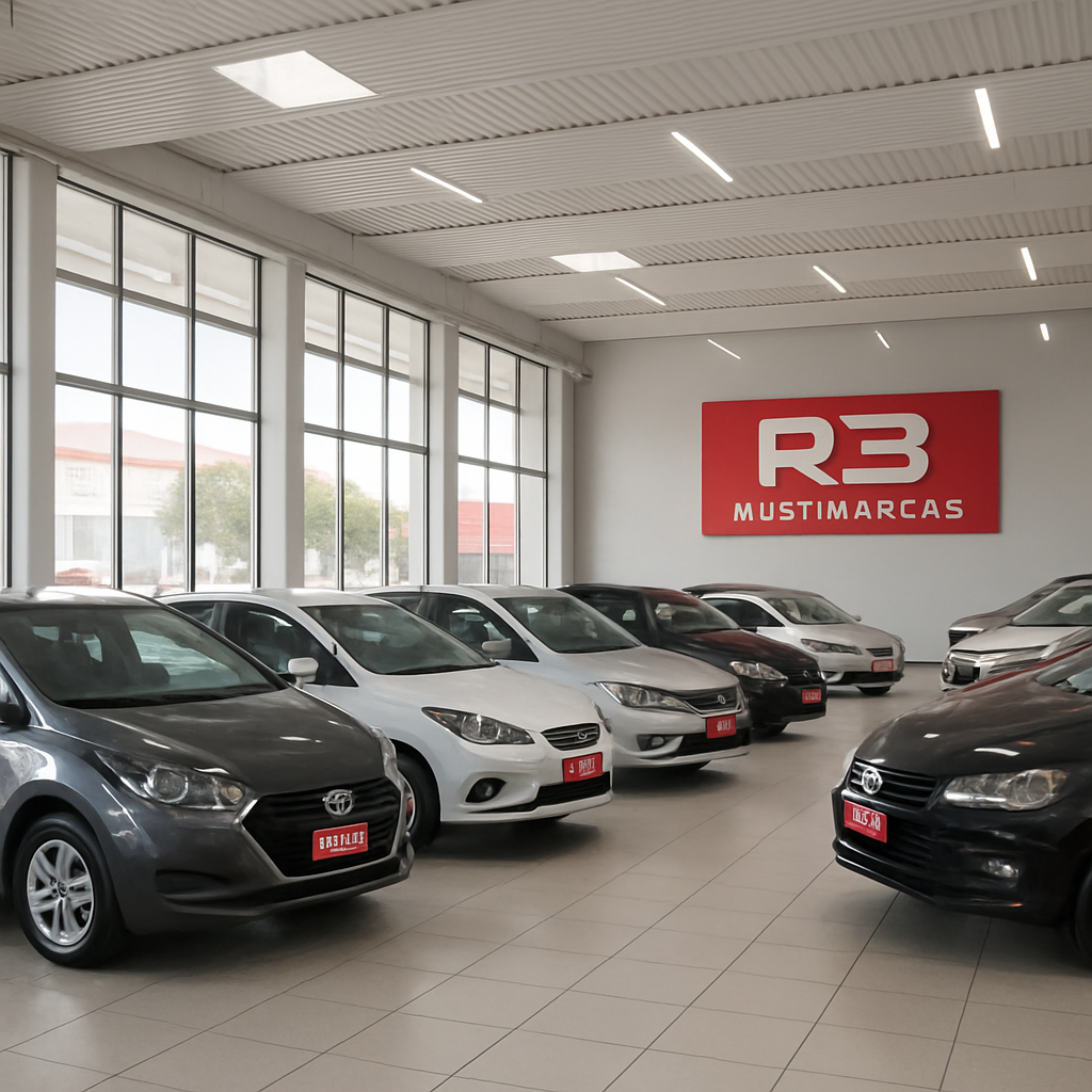 Showroom de seminovos e usados na R3 Multimarcas