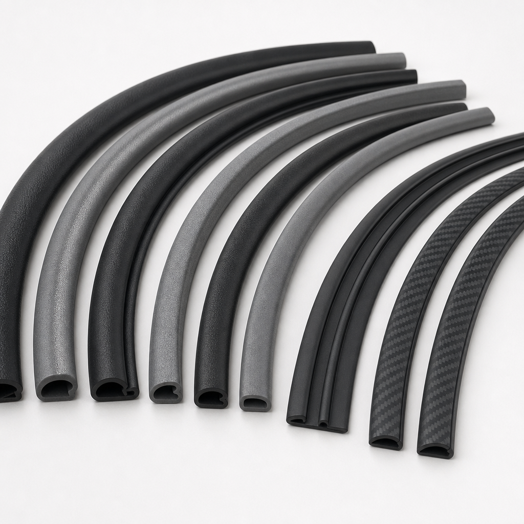 Car door anti-collision strips