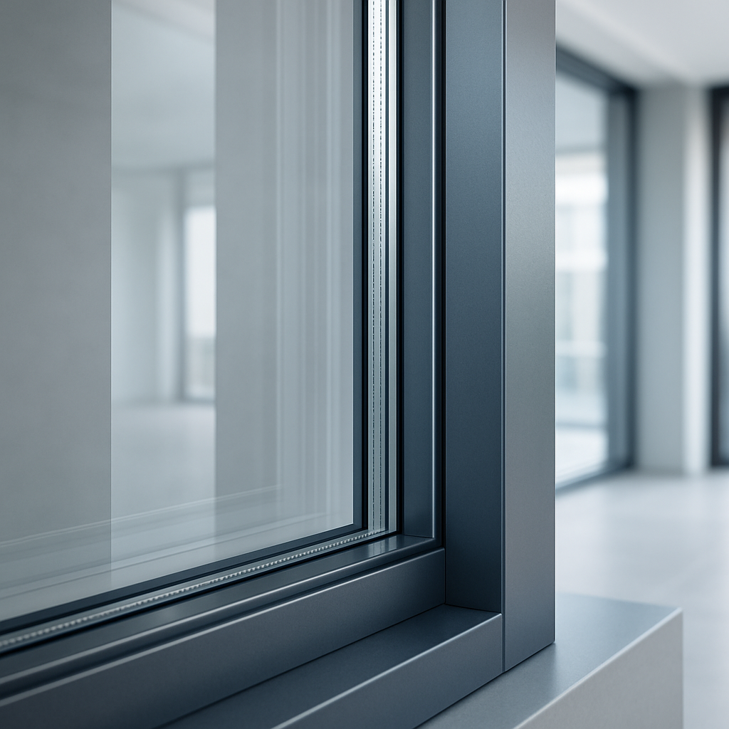 زجاج دبل بعزل حراري وصوتي عالي الجودة