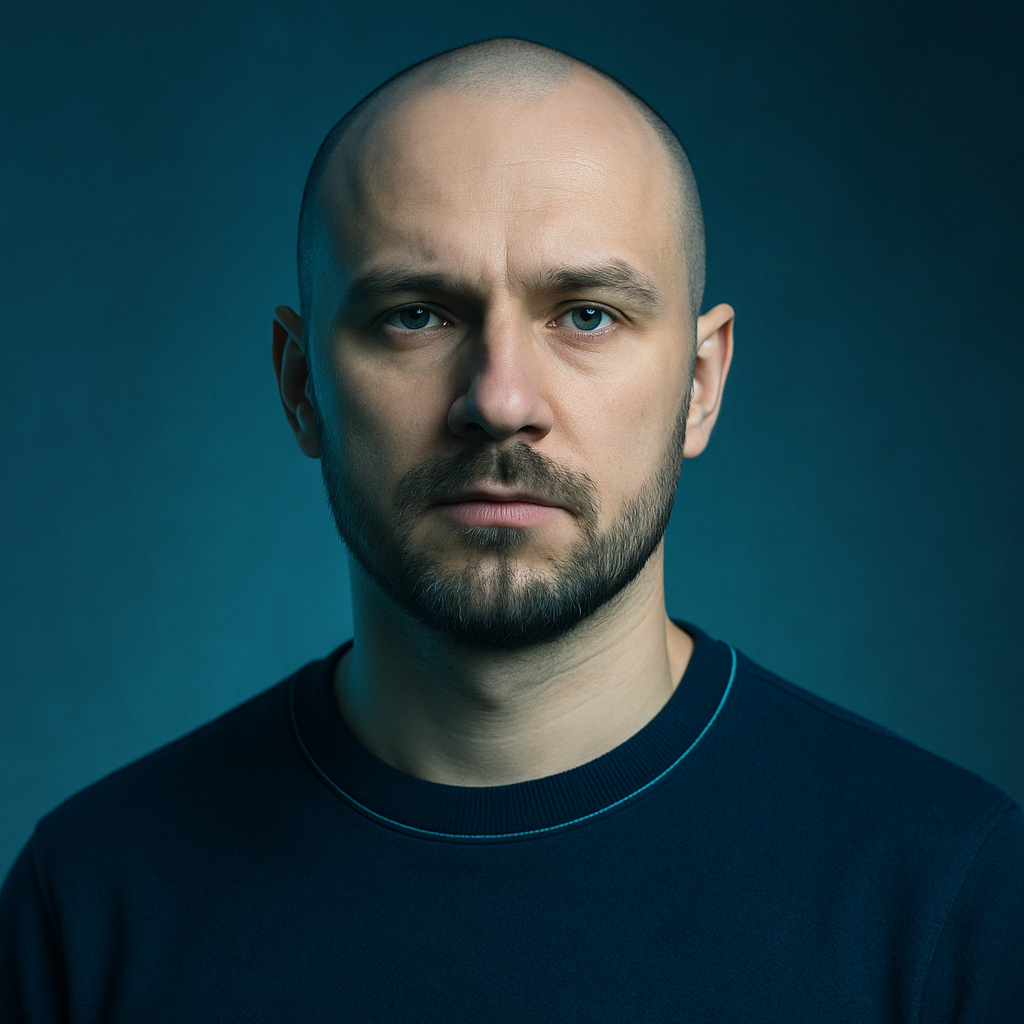 Portrait of Serhii Melnyk