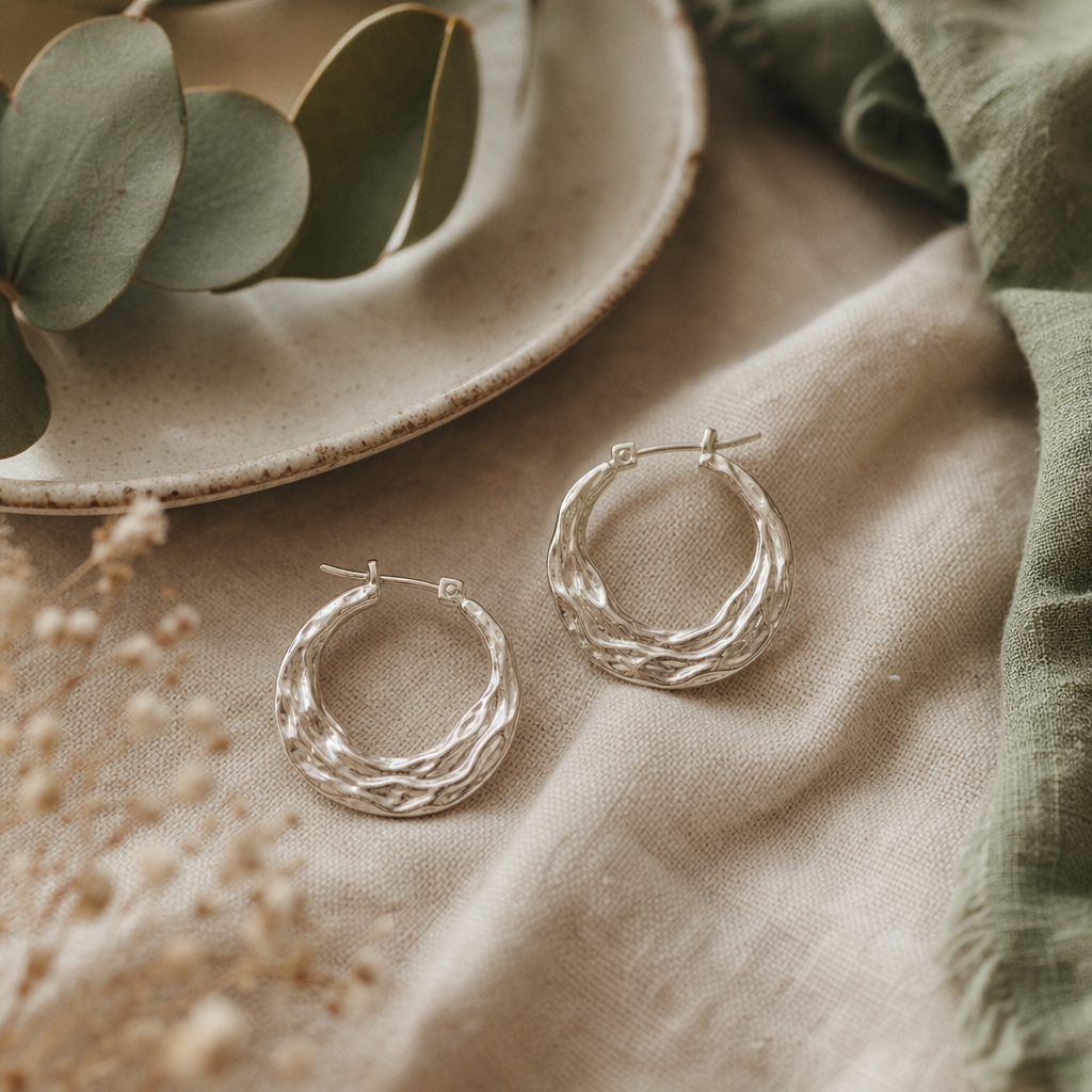 River Hoop Earrings