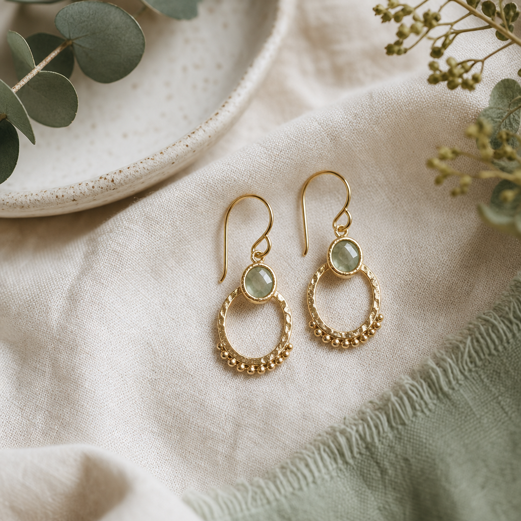 Halo Drop Earrings