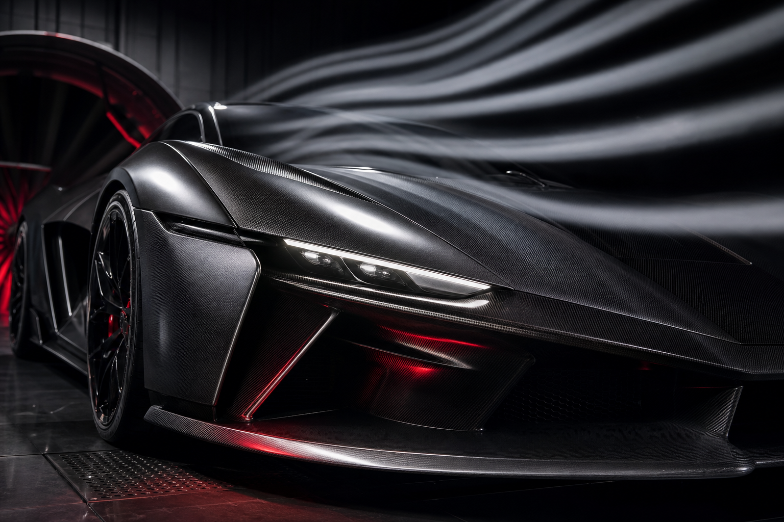 Aerodynamics detail image showing airflow over the VELOCITY R9 body