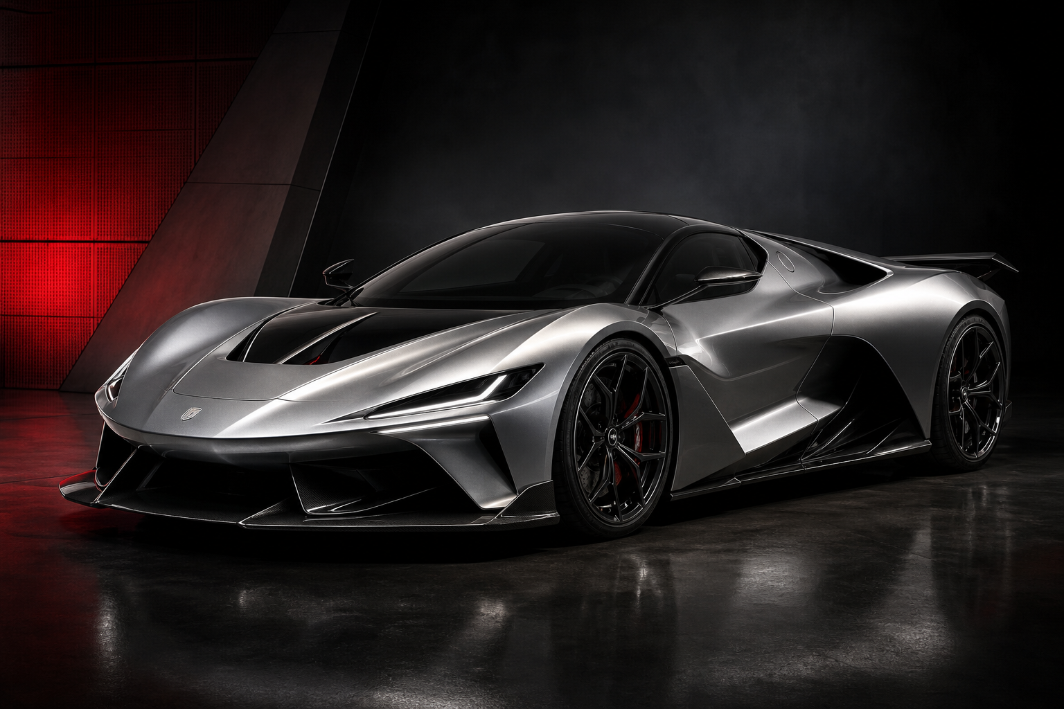 VELOCITY R9 in Carbon Silver with metallic highlights and sculpted body reflections