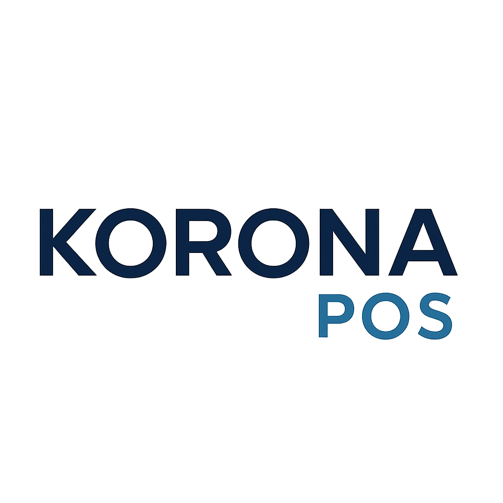 Korona POS logo in clean modern lettering