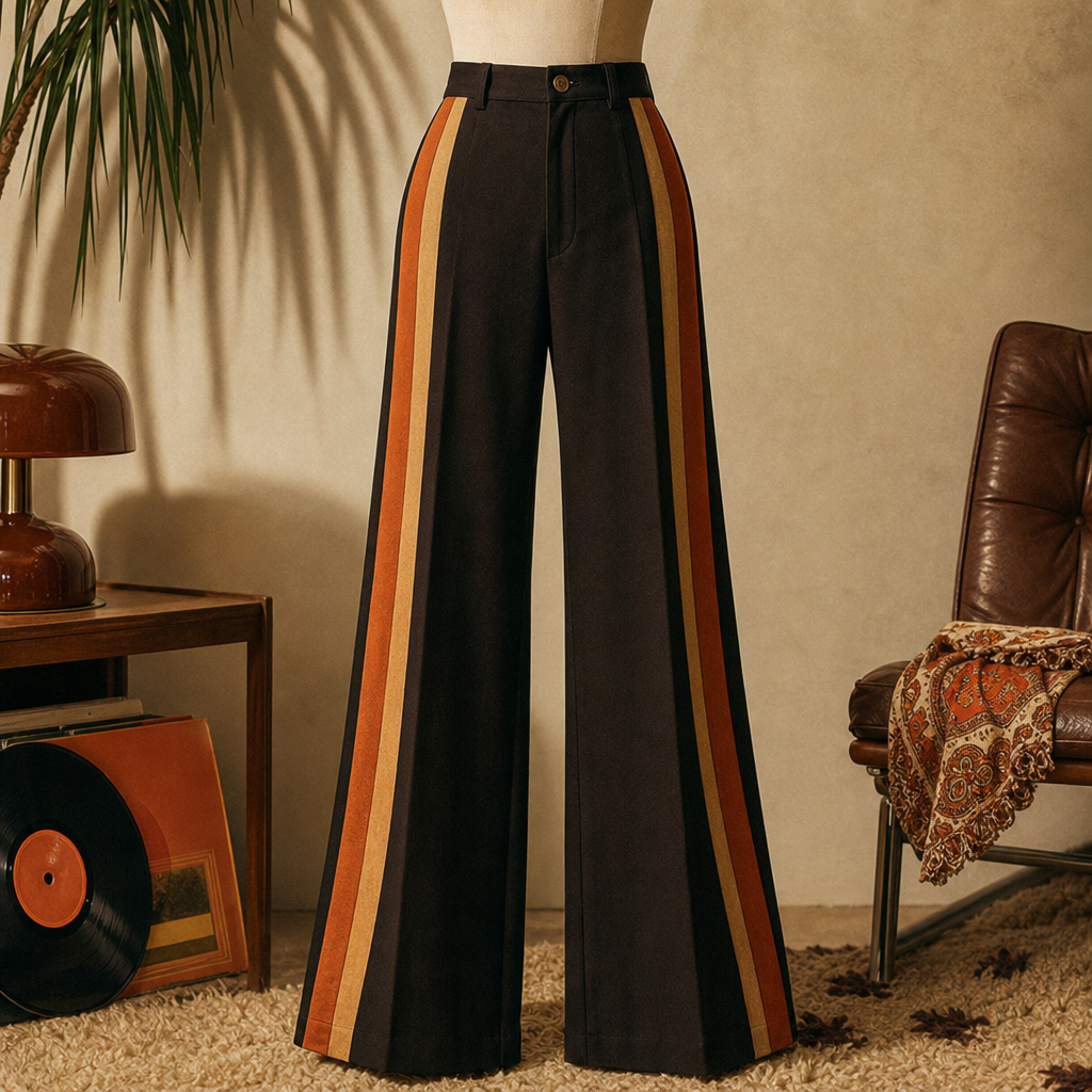 Disco Line High-Waist Trousers vintage clothing photo