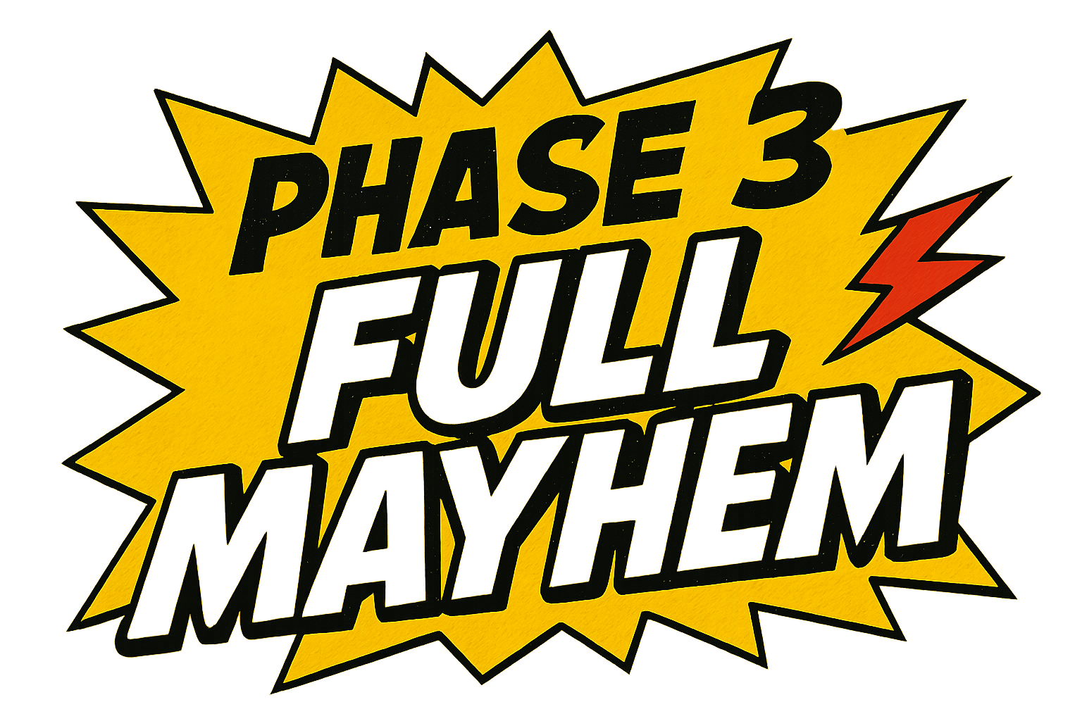 Phase 3 – Full Mayhem heading