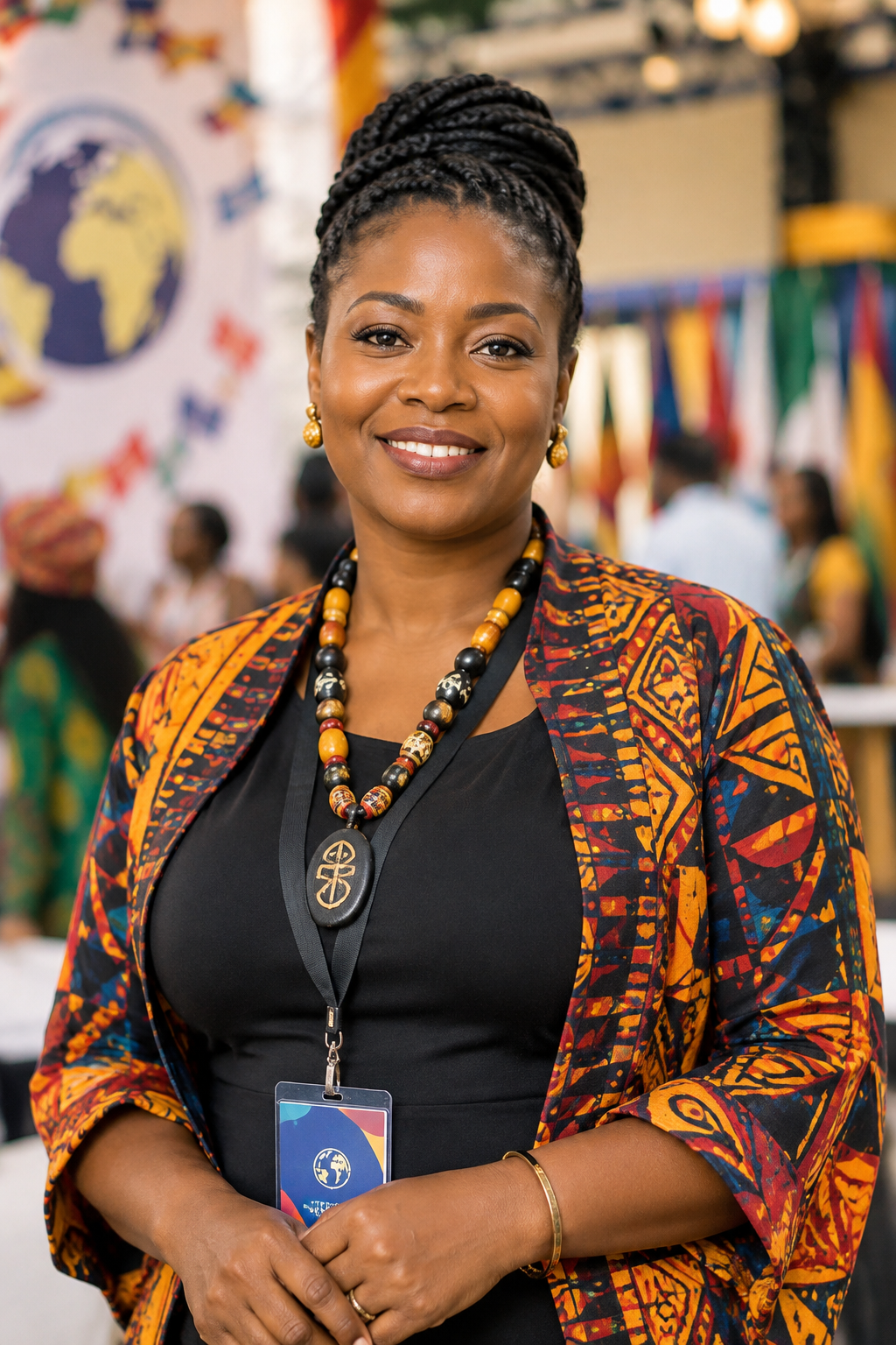 Portrait of Ama Mensah, Festival Director