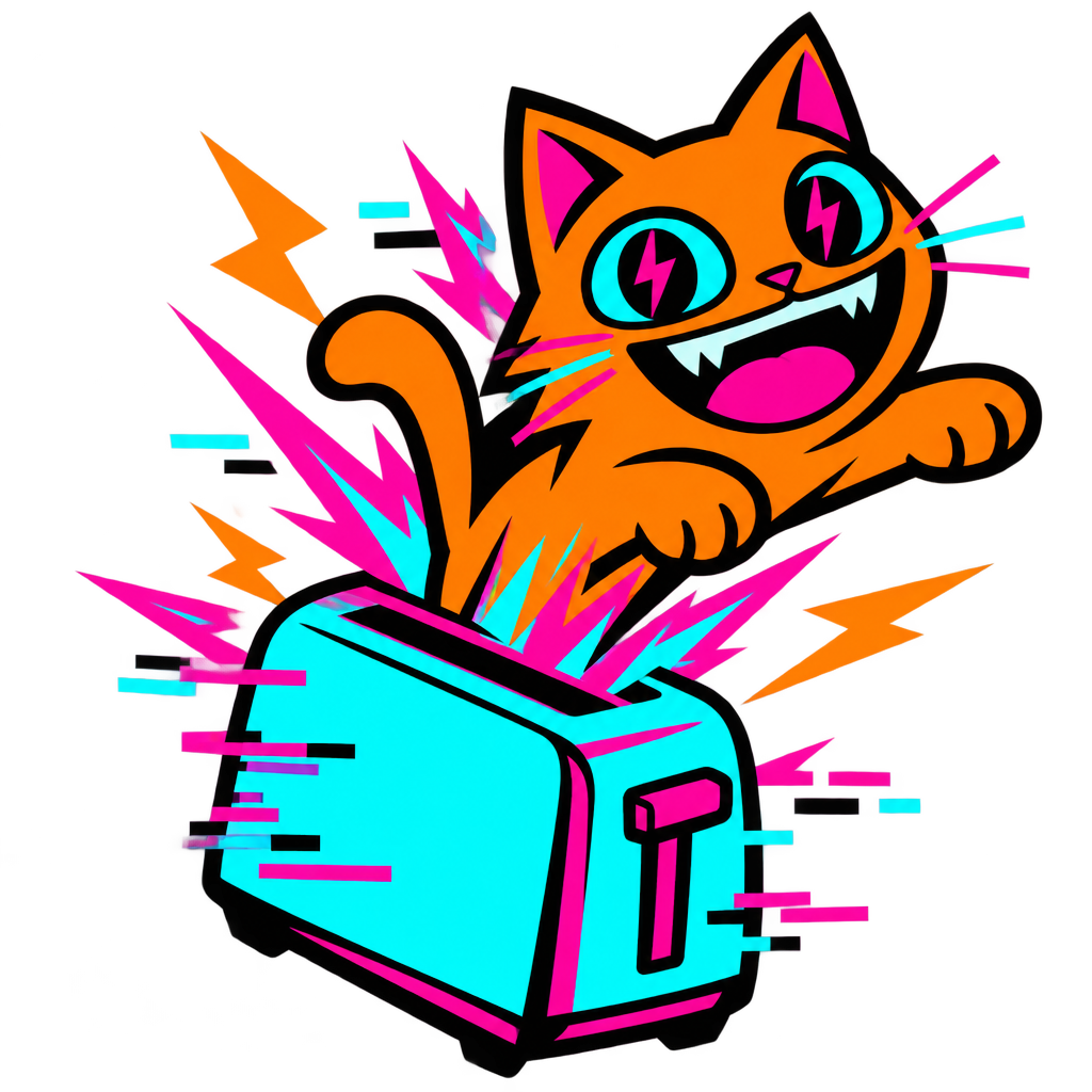 toaster cat logo