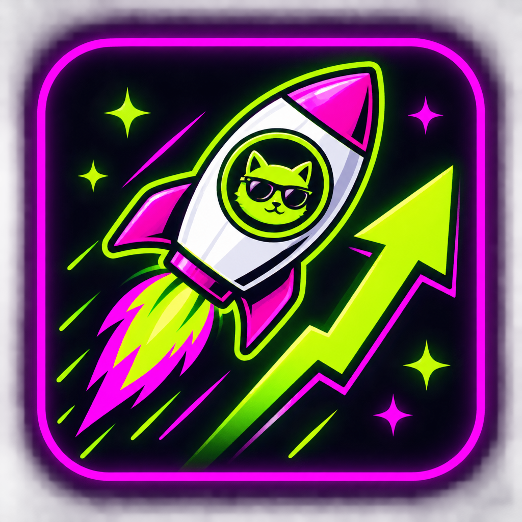 Small neon pump launch icon