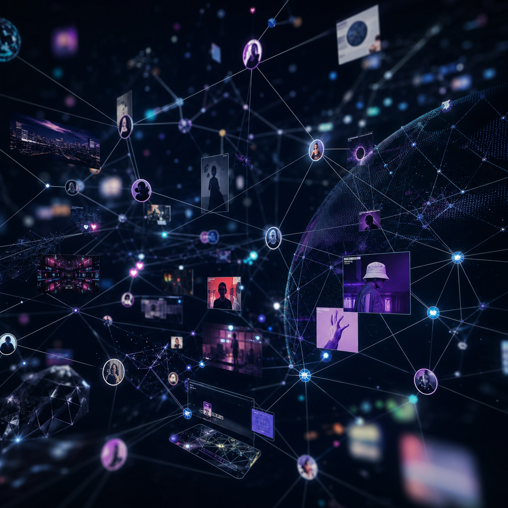 Networked digital culture visual