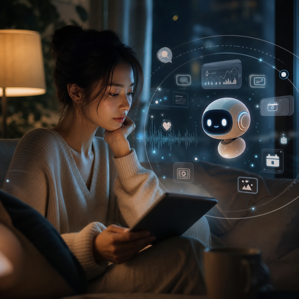 Intimate personal AI visual