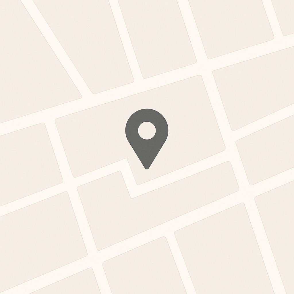 Map location for White's photography studio