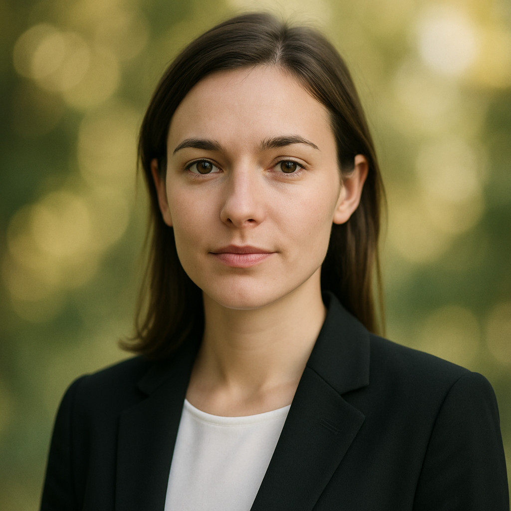 Natural light portrait of a person with soft bokeh background
