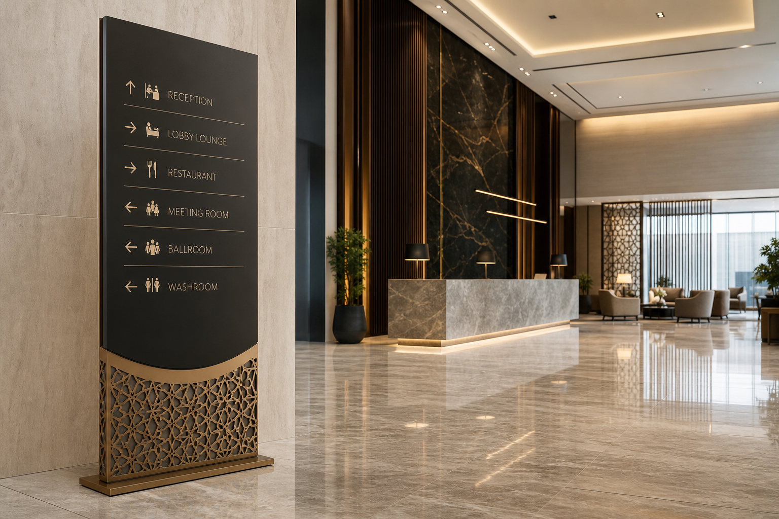 Hospitality Wayfinding project image