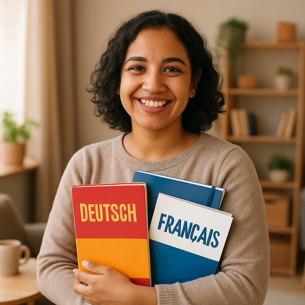 Smiling adult learner, testimonial client