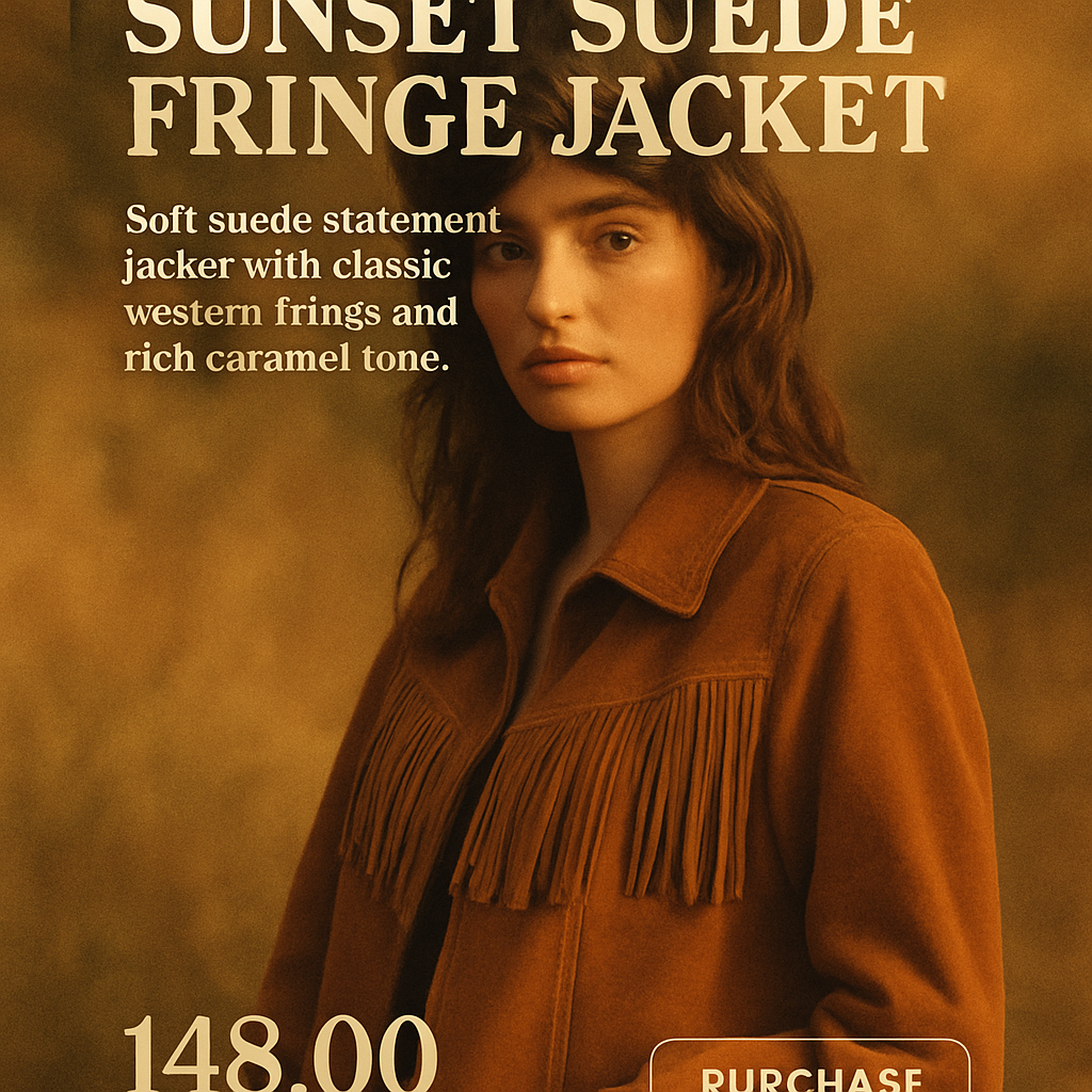 Sunset Suede Fringe Jacket