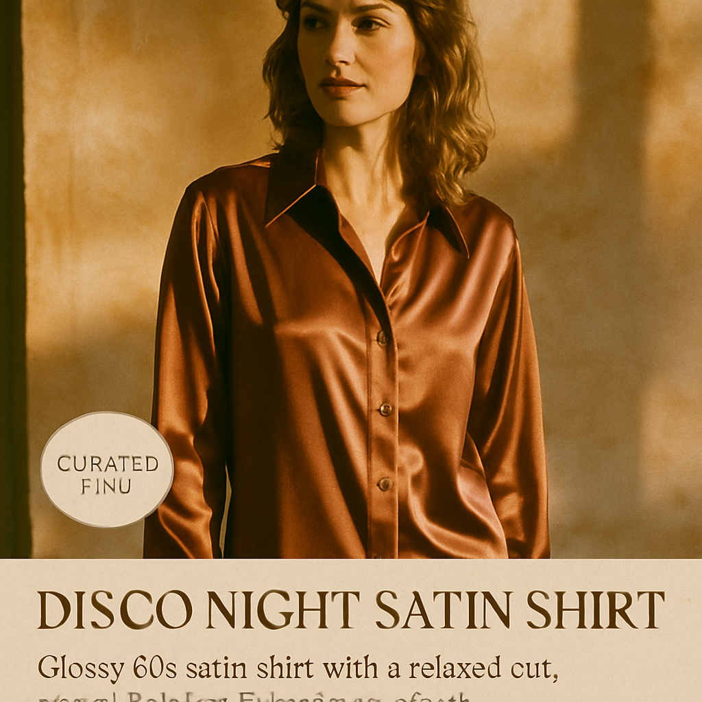 Disco Night Satin Shirt