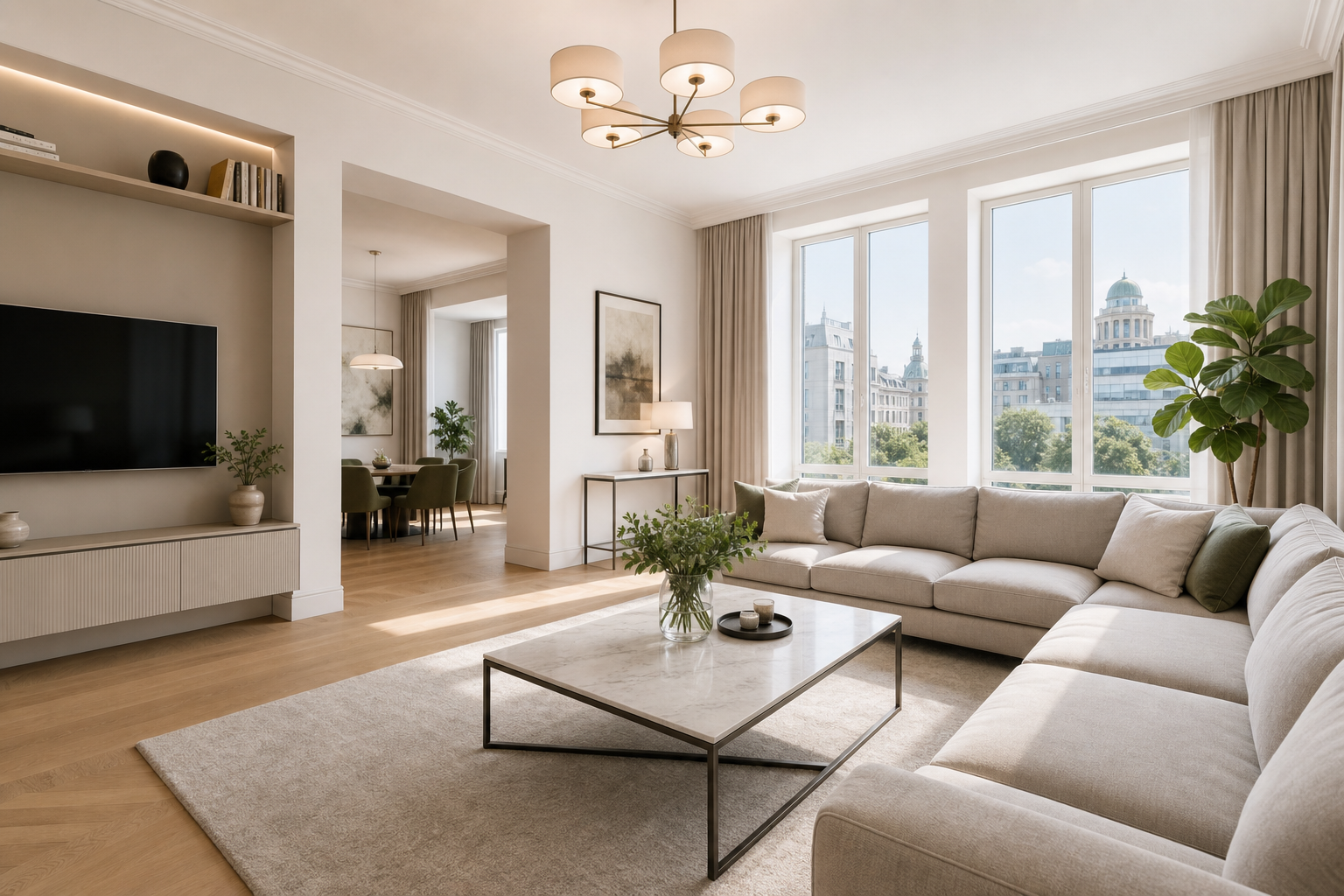 Elegant Family Apartment in Central Kyiv