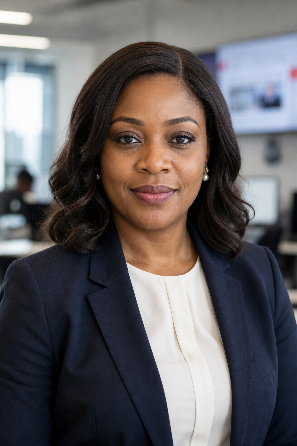 Portrait of Amaka Ebi, Editor-in-Chief at TVMetroMedia