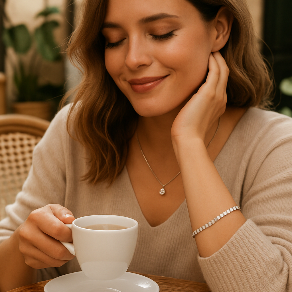 AI-generated jewelry lifestyle photo