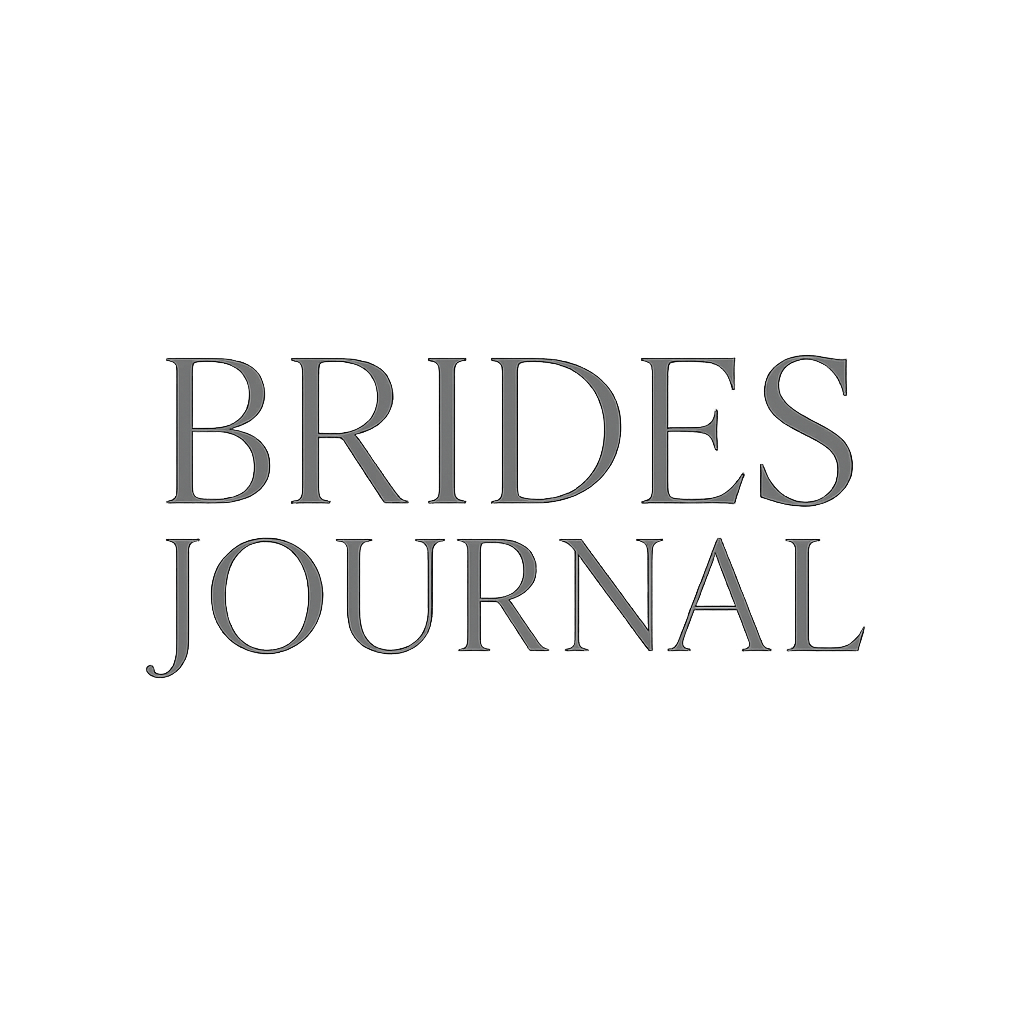 Brides Journal wedding magazine logo in charcoal monochrome