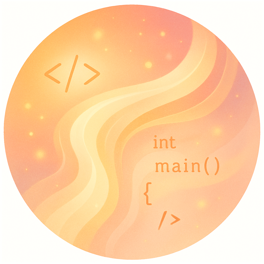 清研编程引导师头像，温暖风格