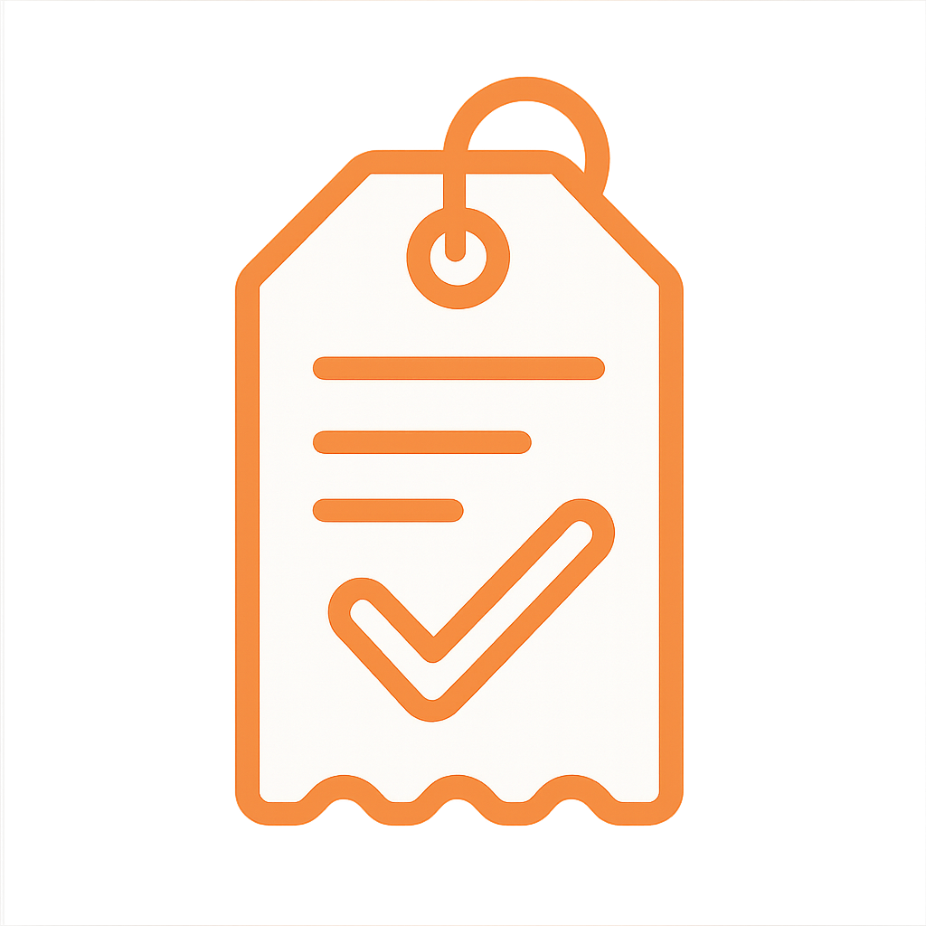 Transparent Pricing Icon