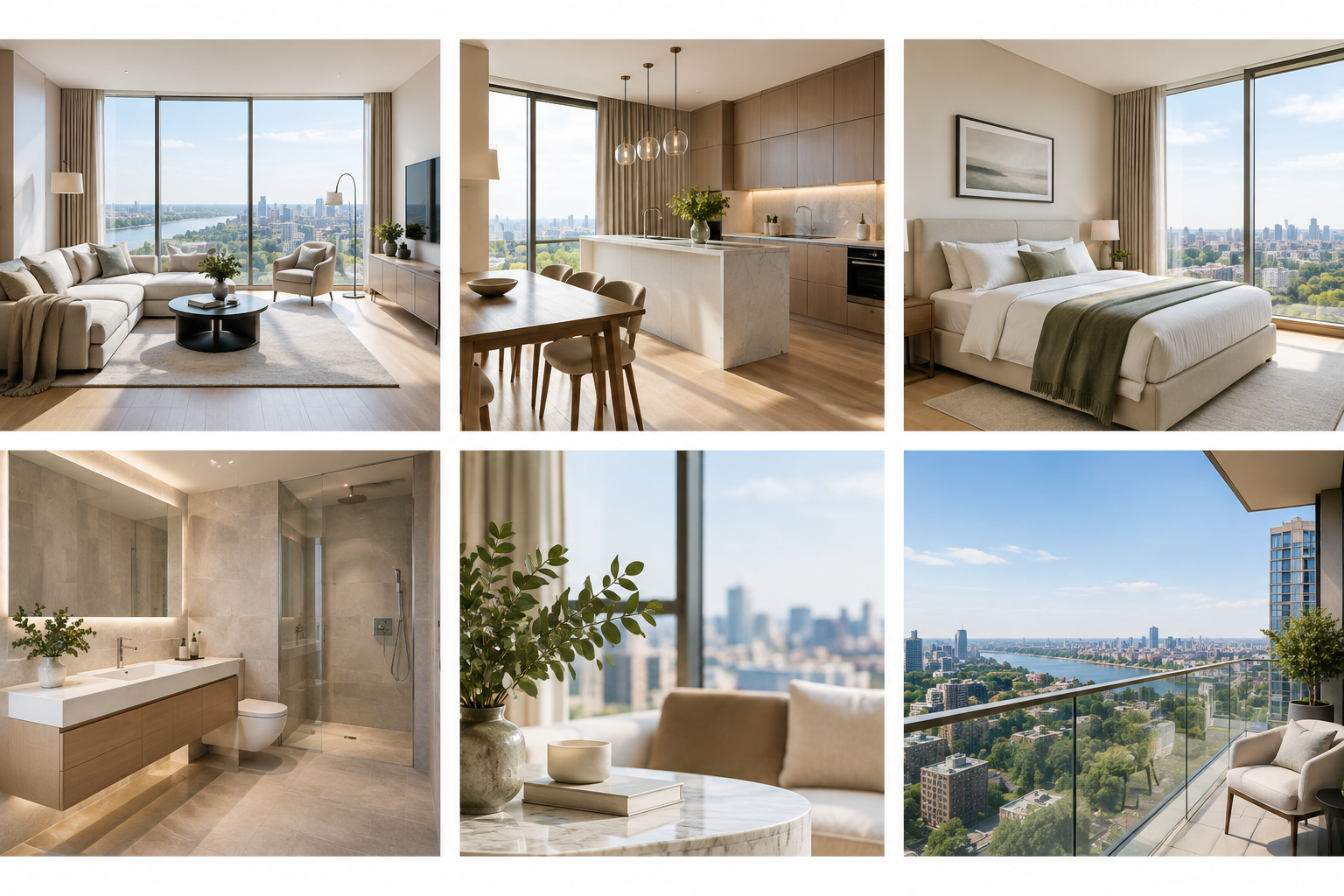 Gallery view of a bright Kyiv apartment interior