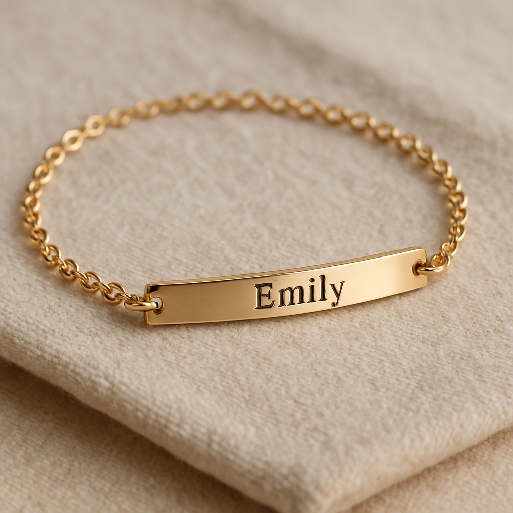 Personalized Bar Bracelet