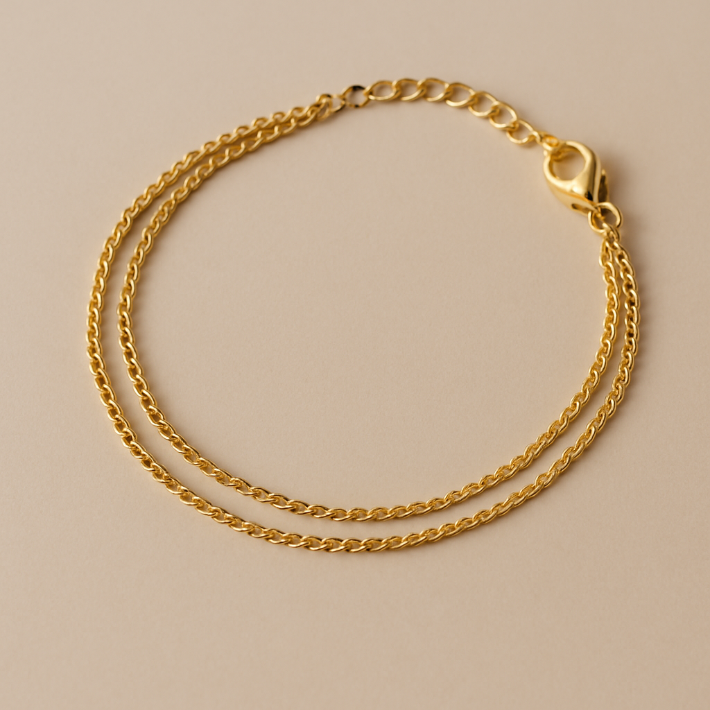 Double Chain Anklet