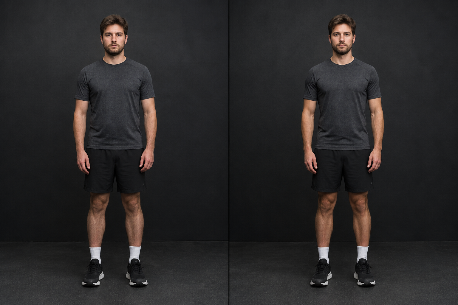 Illustrative transformation comparison for Client transformation 3: before on the left, after on the right.