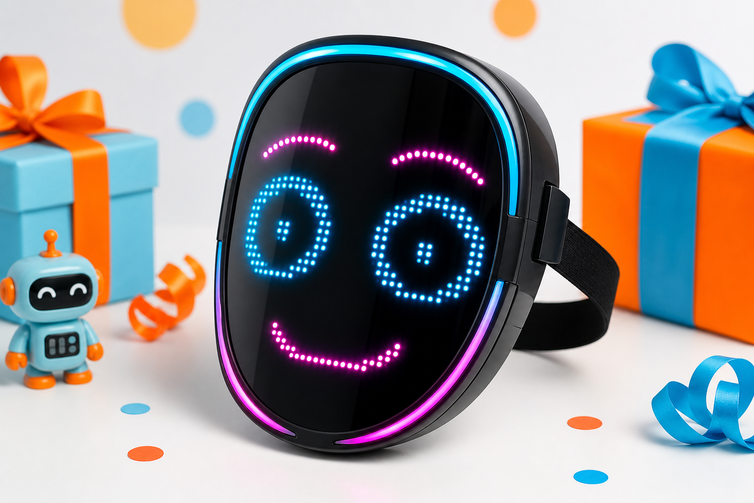 Product photo of LED Robo Mask, a Tech Gift robot gadget