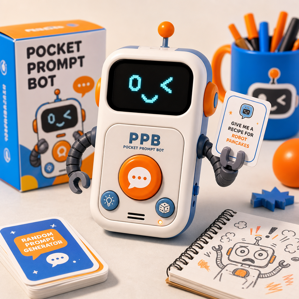 Pocket Prompt Bot robot gadget