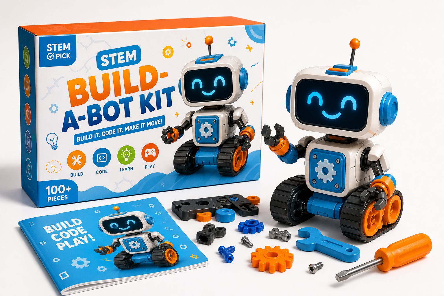 Product photo of STEM Build-A-Bot Kit, a STEM Pick robot gadget