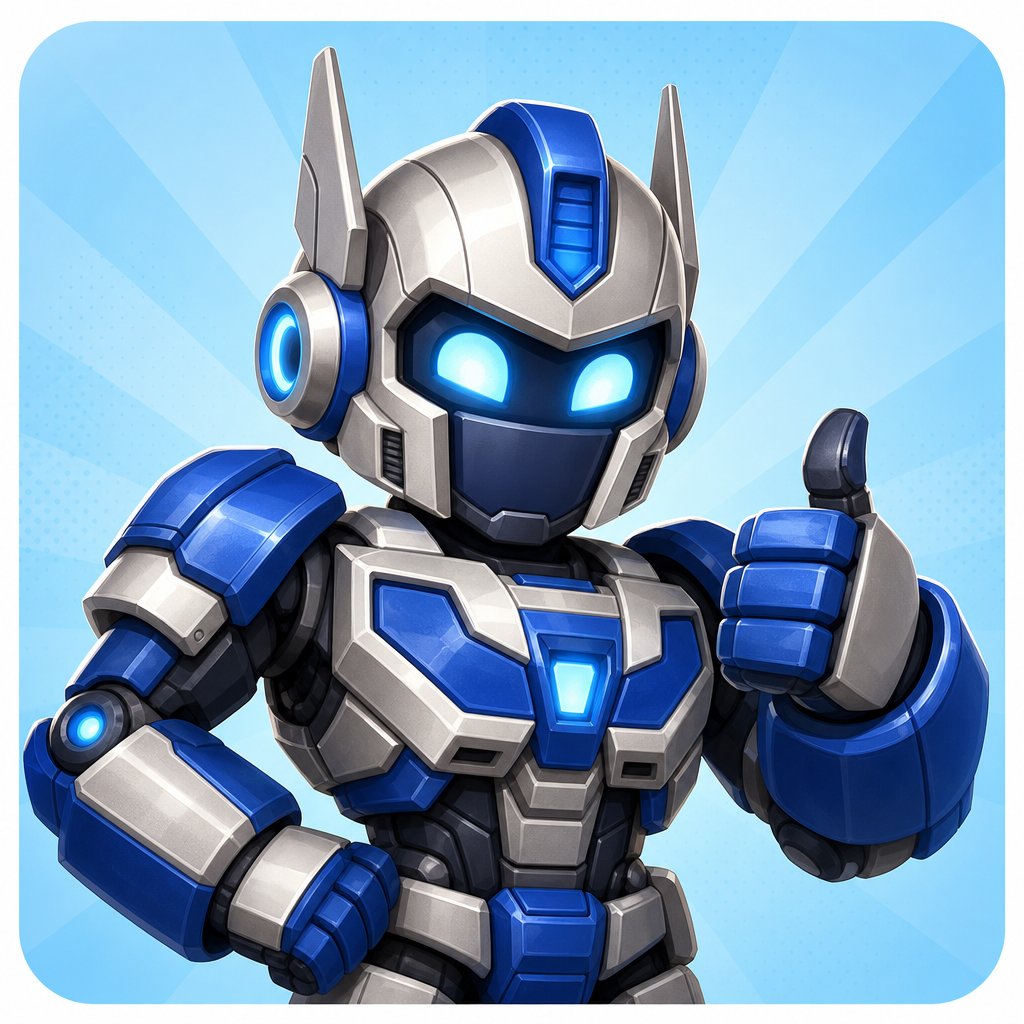 Optimus the overconfident helper bot portrait placeholder