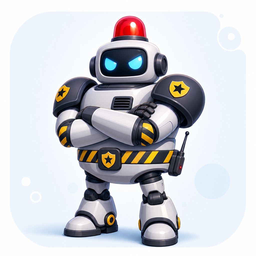 SecurityBot the overzealous guard bot portrait placeholder