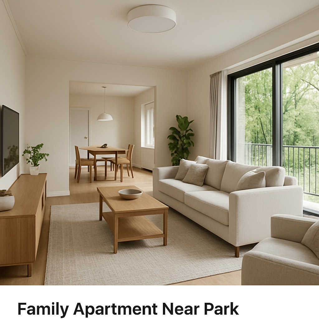 Family Apartment Near Park in Obolon