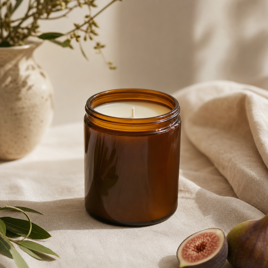 A clean, soft scent pairing ripe fig with fresh linen notes.