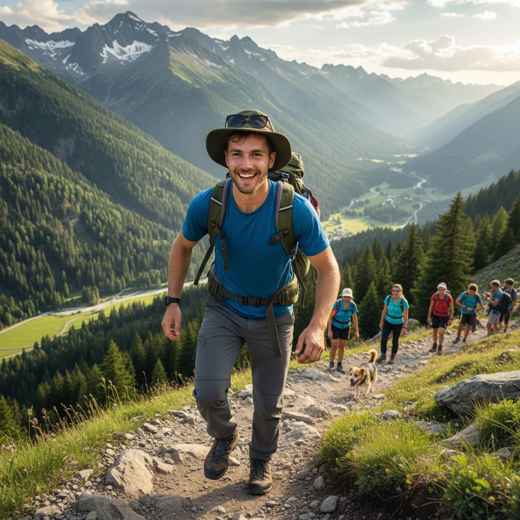 Alex Müller hiking