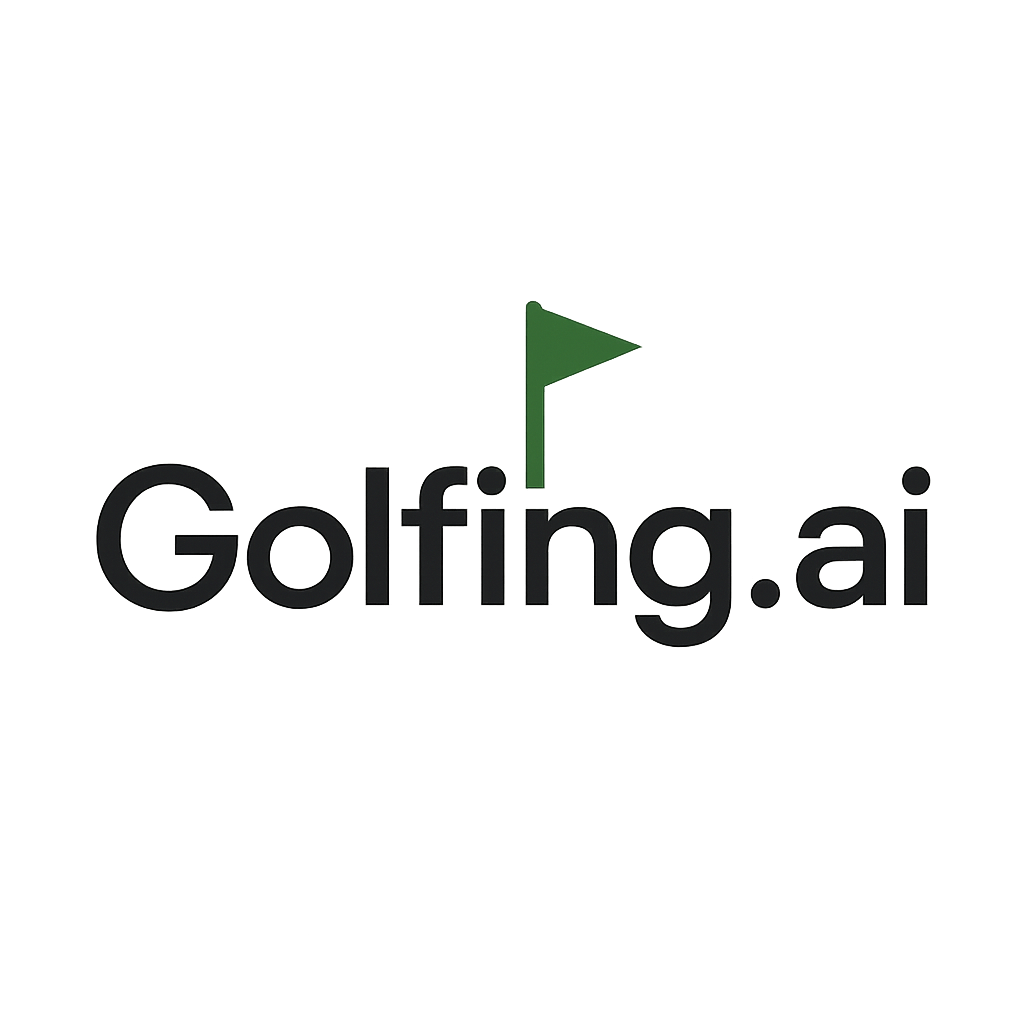 Golfing.ai logo with golf flag icon