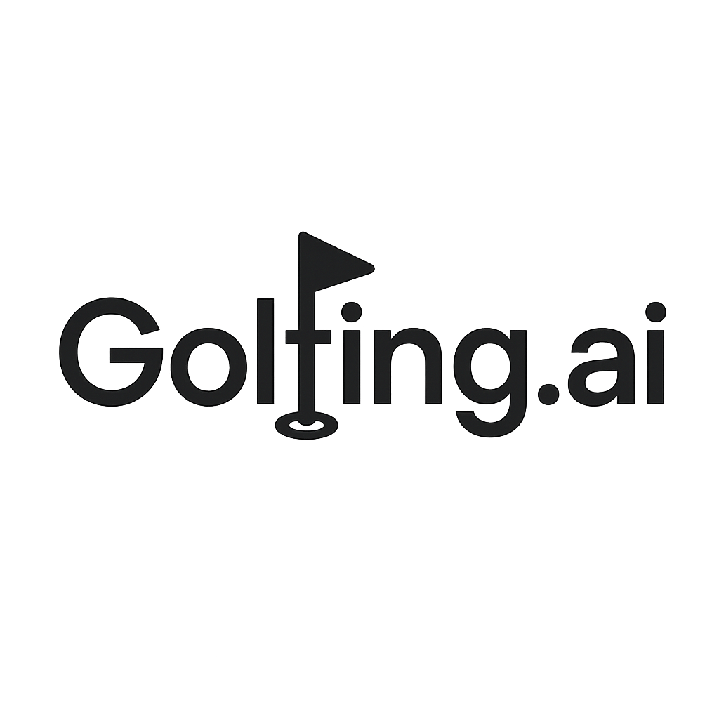 Golfing.ai logo with golf flag icon