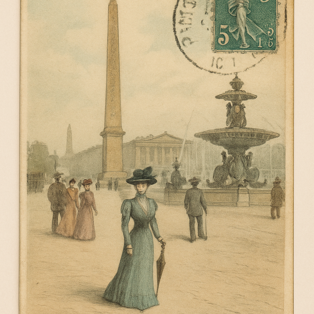 Belle Époque Paris Postcard