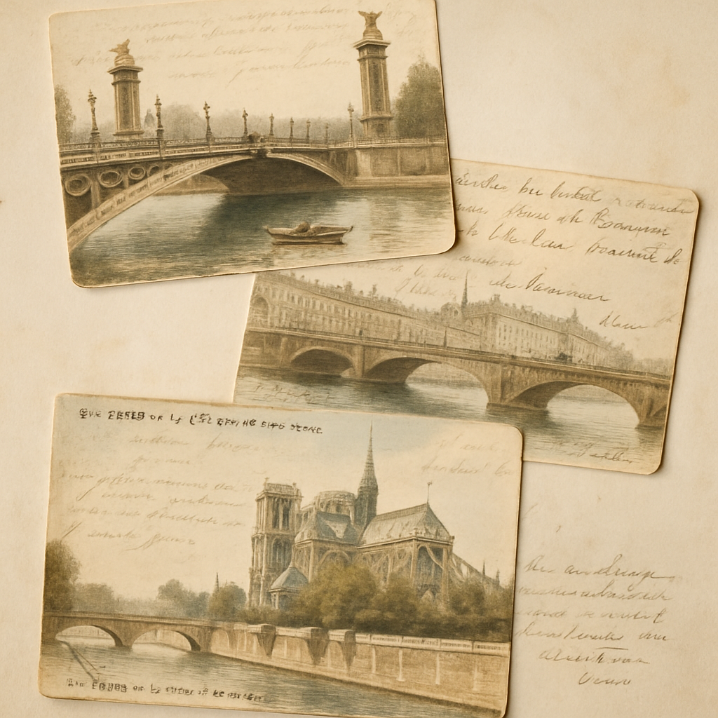 Seine Riverside Postcard Set