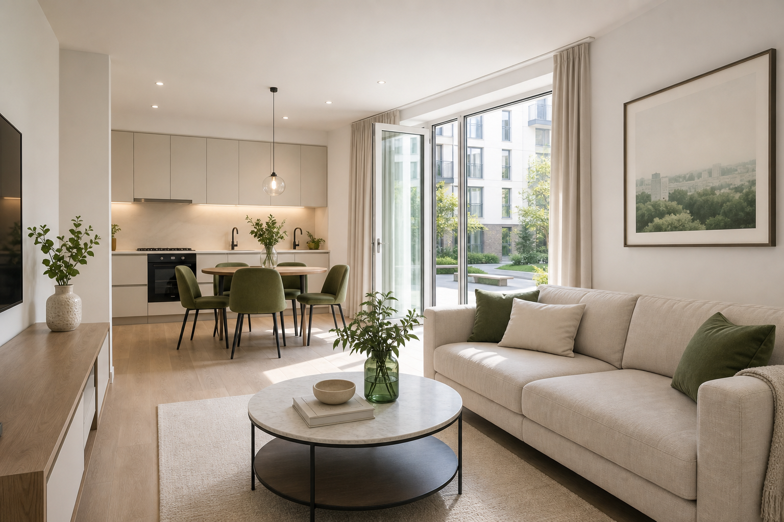 Quiet Courtyard Apartment