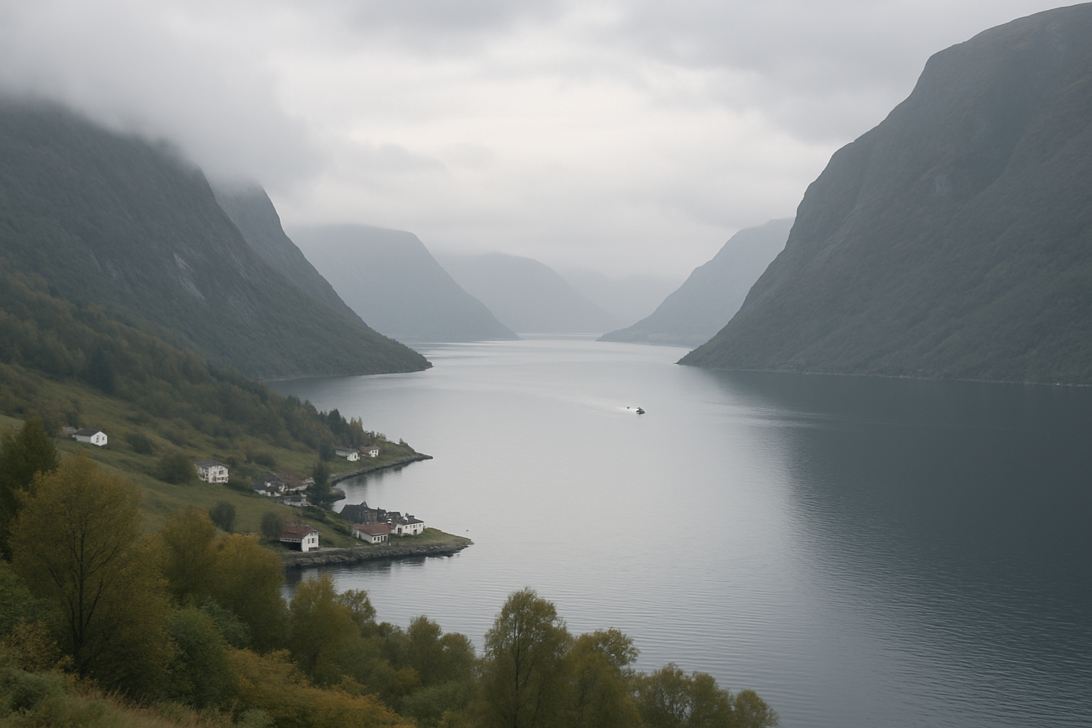 Scenic landscape along Oslo to Bergen and beyond