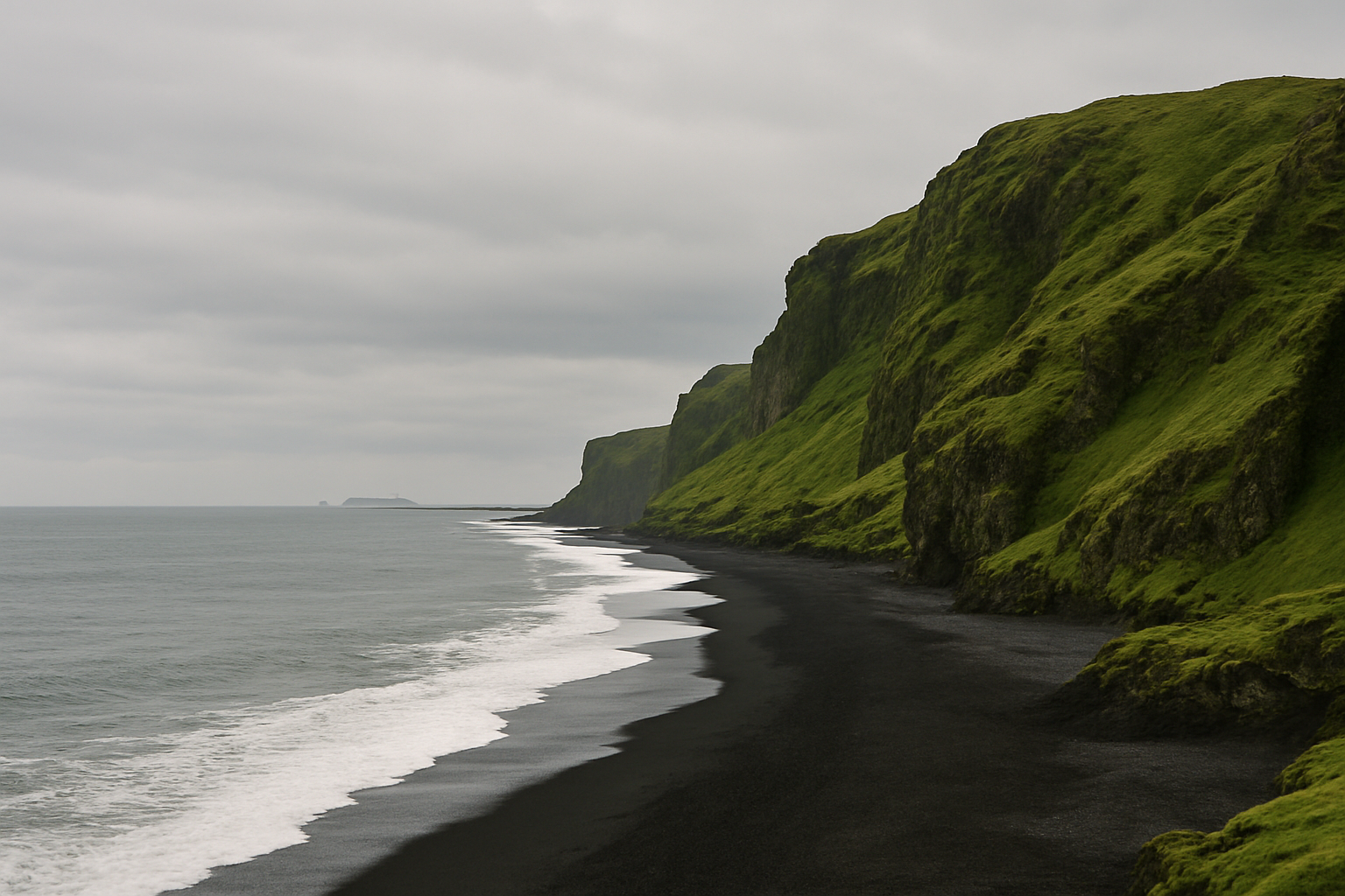 Scenic landscape in Iceland