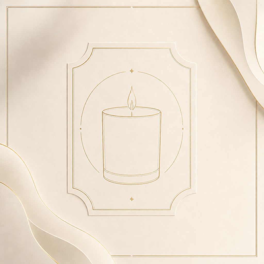 Upload-ready placeholder image area for Signature Candles category