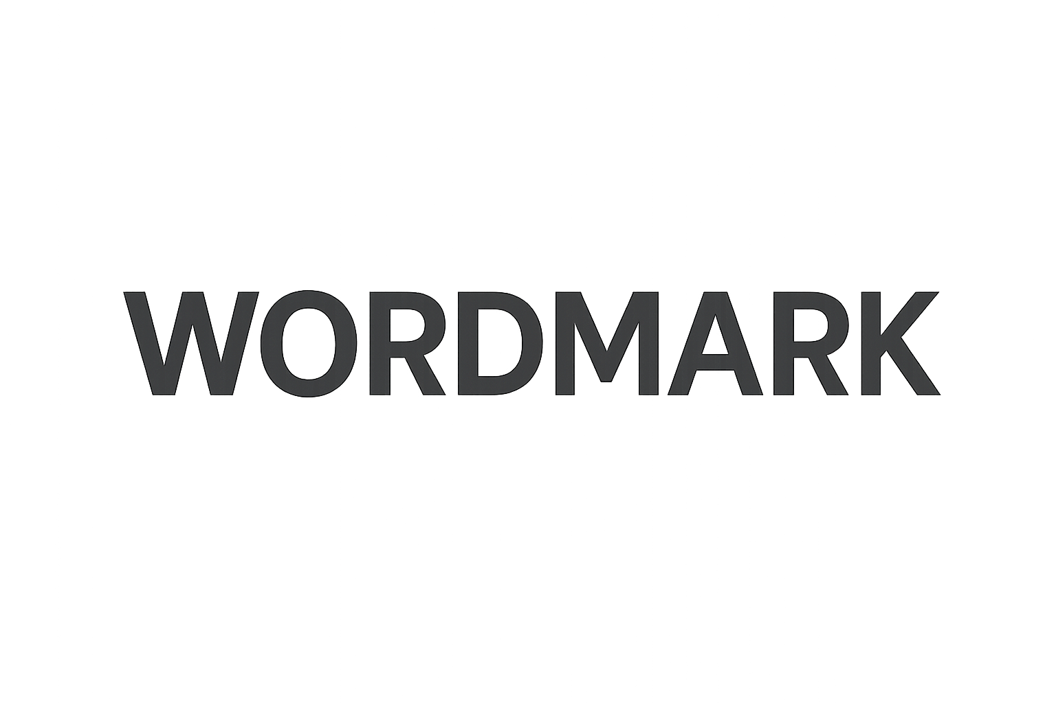 Neutral placeholder wordmark with bold modern sans type